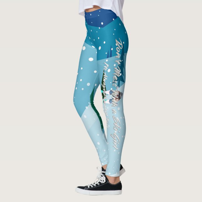 TOP Don't Mess With Ski Girl Leggings (Left)