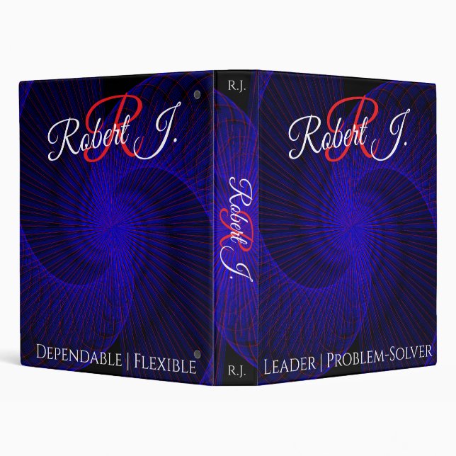 Top Down Dual Funnel Geometric Binder (Background)