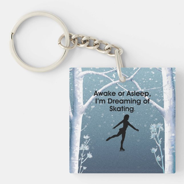 TOP Dreaming of Skating Keychain (Front)