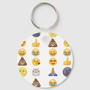 Top emoji collection keychain