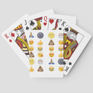 Top emoji collection poker cards