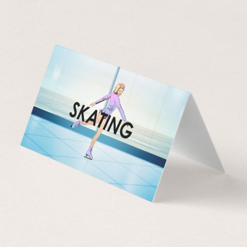 TOP Figure Skating Girl Business Card