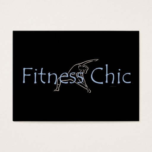 Customizable TOP Fitness Chic Business Card Templates