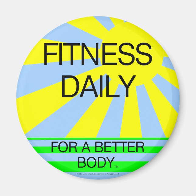 TOP Fitness Daily Magnet (Front)