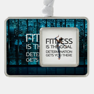TOP Fitness Goal Christmas Ornament