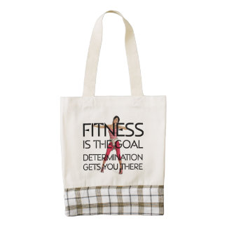 TOP Fitness Goal Zazzle HEART Tote Bag