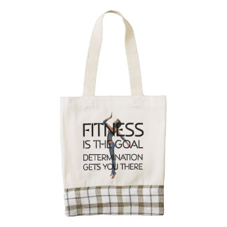 TOP Fitness Goal Zazzle HEART Tote Bag