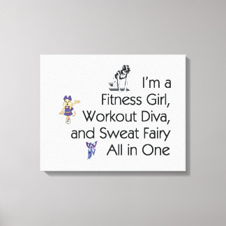 TOP Fitness Triple Play Canvas Print