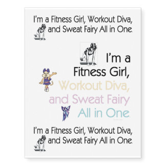 TOP Fitness Triple Play Temporary Tattoos