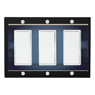 Top Flowblack, heavenly Light Switch Cover