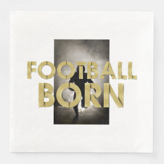 TOP Football Born Paper Dinner Napkins