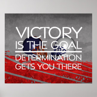 TOP Football Victory Slogan Poster