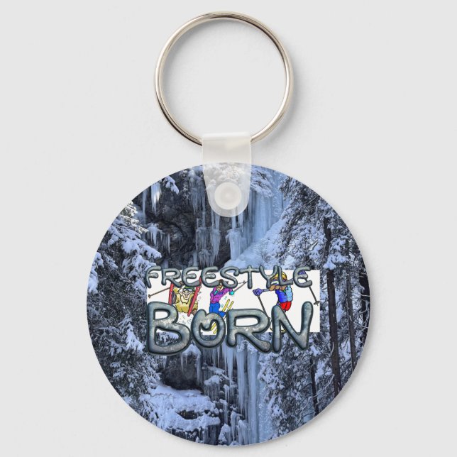TOP Freestyle Ski Born Keychain (Front)