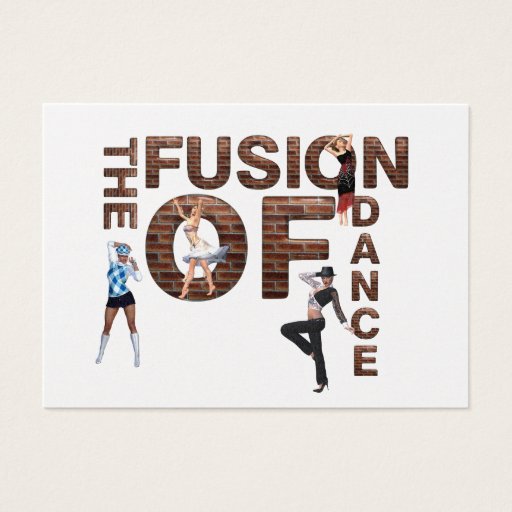 Customizable TOP Fusion of Dance Business Card