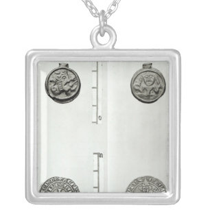Top: Gaulish Coin of the Remes obverse Silver Plated Necklace