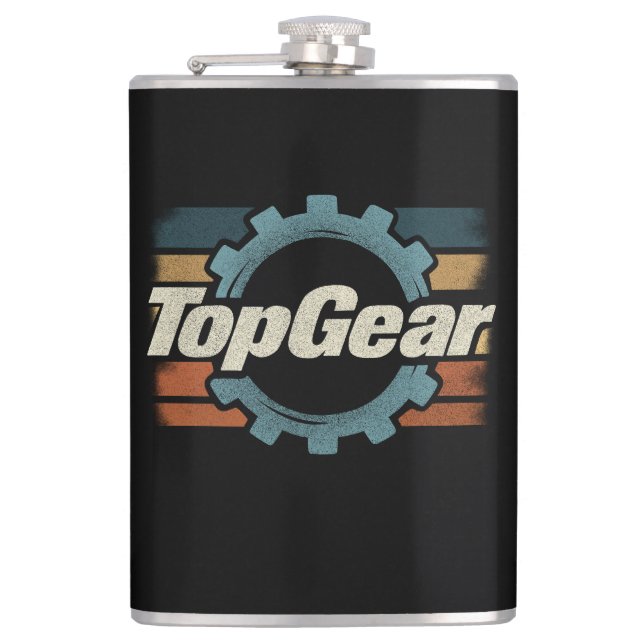 Top Gear Retro Vintage Flask (Front)