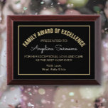 Top Gift! Custom Best AUNT Family Award<br><div class="desc">Give her an award She will cherish!</div>