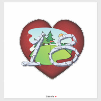 TOP Golf 18 Sticker