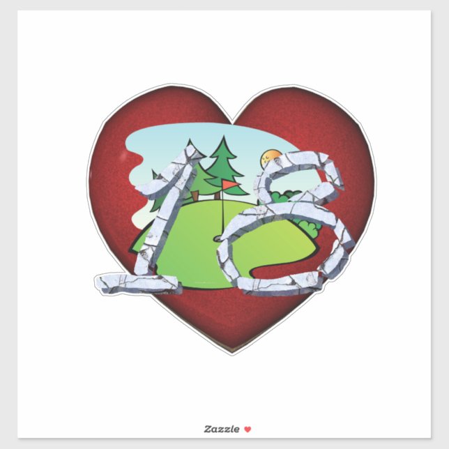 TOP Golf 18 Sticker (Sheet)