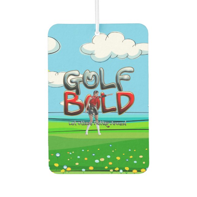 TOP Golf Bold Air Freshener (Front)