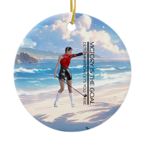 TOP Golf Victory Goal Ceramic Ornament