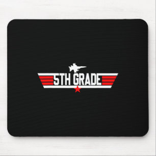 Top Grade 5th Fifth Grade Byck To School First Day Mouse Pad