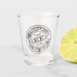 Top Grade Beef-Gray Shot Glass