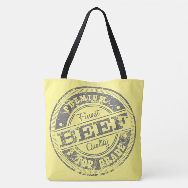 Top Grade Beef - Light Colors Tote Bag (Back)
