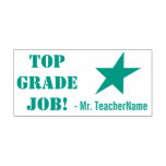 [ Thumbnail: "Top Grade Job!" + Tutor's Name Rubber Stamp ]