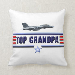 Top Grandpa Logo Pillow