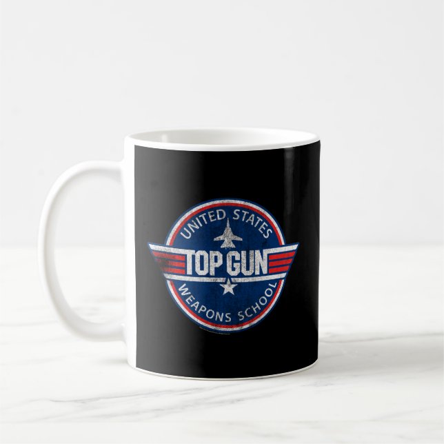 Top Gun Fighter Weapons School Coffee Mug (Left)