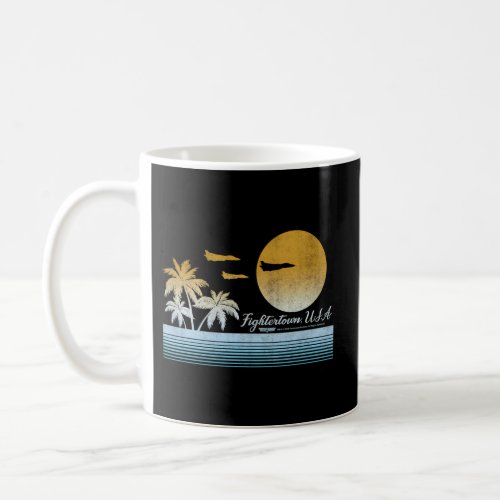 Top Gun Fightertown Usa Sunset Coffee Mug