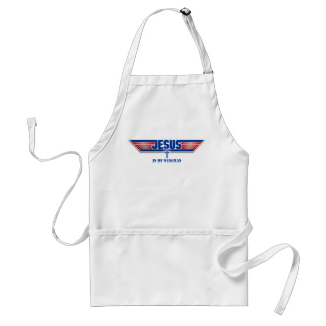 Top Gun Logo Jesus Christ Wingman Movie Apron (Front)