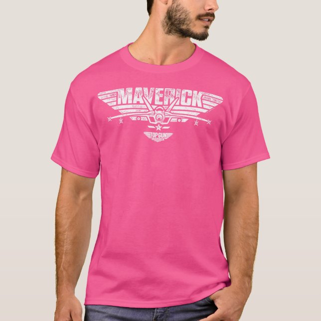 Top Gun Maverick Text Centered Logo (Front)