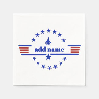Top Gun (movie) - personalized birthday napkins