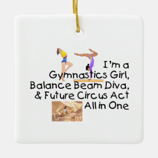 TOP Gymnastics All in One Ceramic Ornament