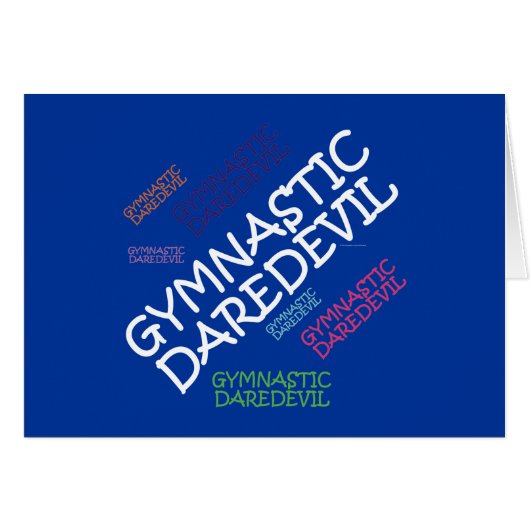 TOP Gymnastics Daredevil Cards (Front Horizontal)