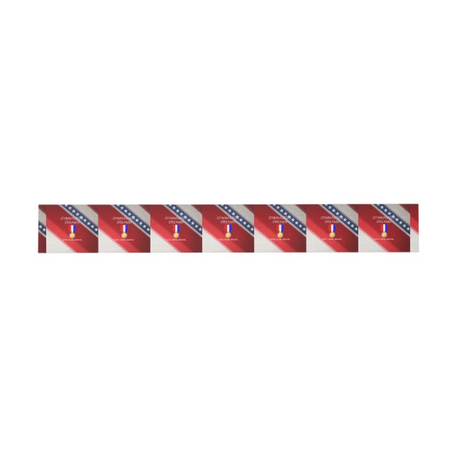 TOP Gymnastics Dreams Invitation Belly Band (Flat)
