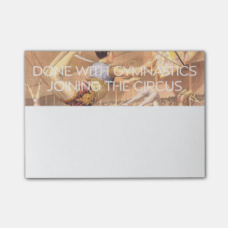 TOP Gymnastics Humor Post-it Notes