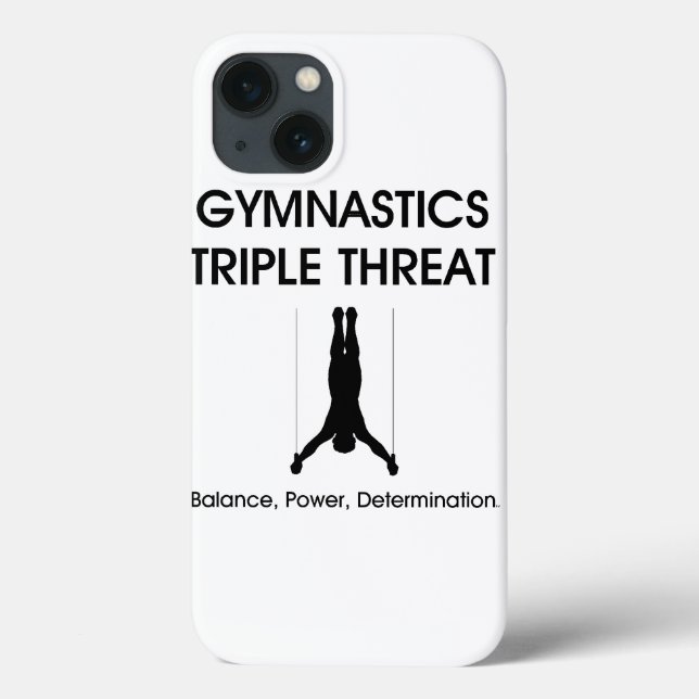 TOP Gymnastics Triple Threat Case-Mate iPhone Case (Back)