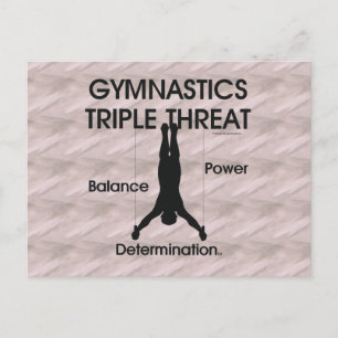 TOP Gymnastics Triple Threat (Men's) Postcard