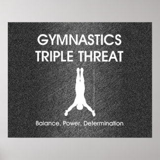 TOP Gymnastics Triple Threat (Men's) Poster