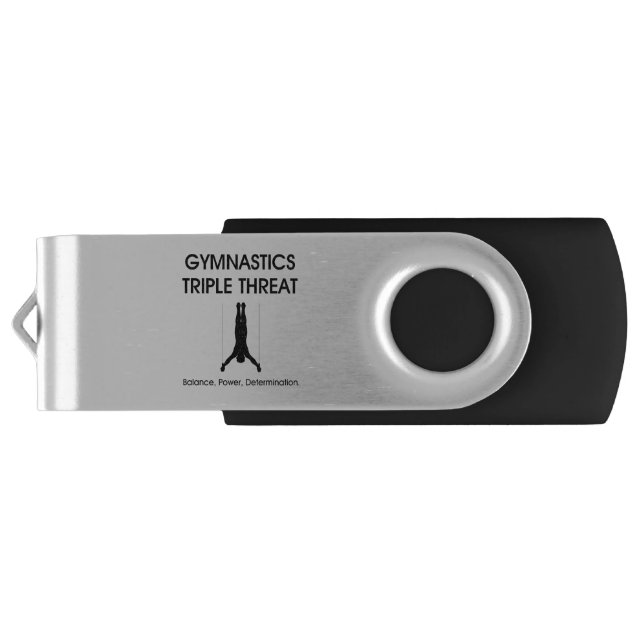 TOP Gymnastics Triple Threat USB Flash Drive (Back)