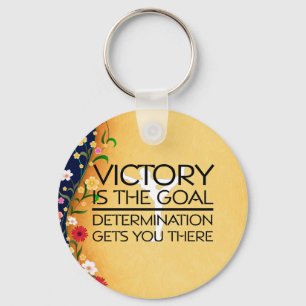 TOP Gymnastics Victory Slogan Keychain