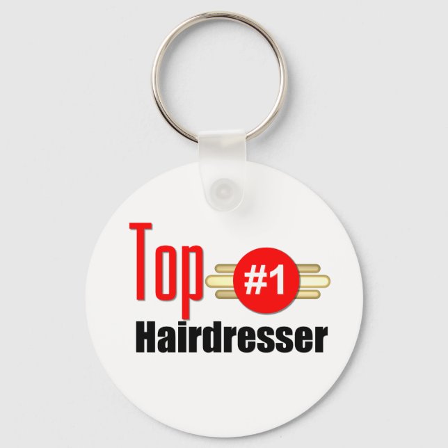 Top Hairdresser Keychain (Front)
