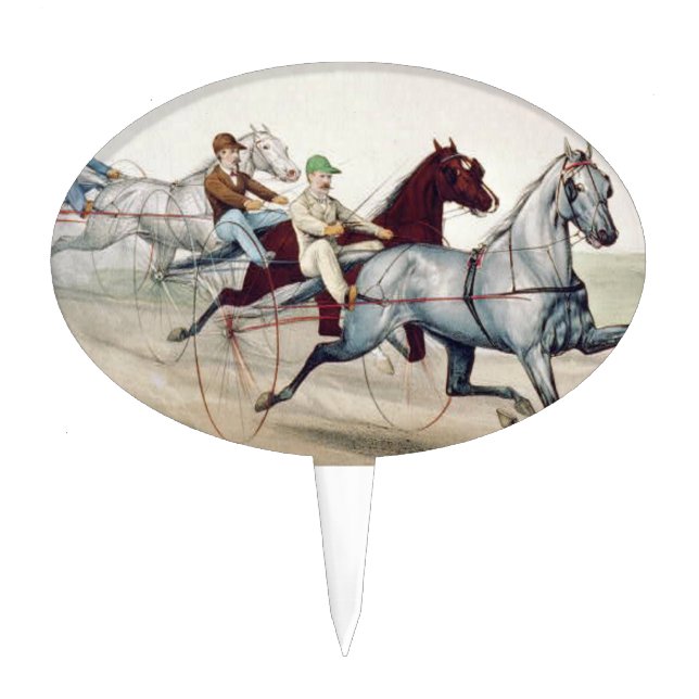 TOP Harness Racing Cake Topper (Front)