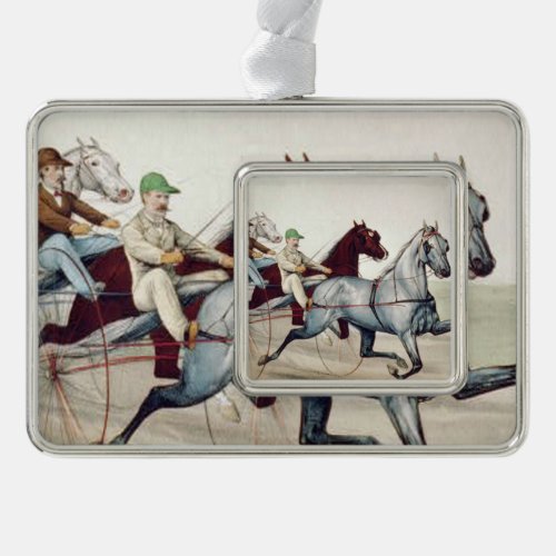 TOP Harness Racing Christmas Ornament