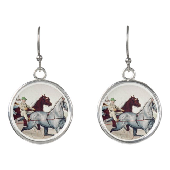 TOP Harness Racing Earrings (Front)