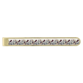 TOP Harness Racing Gold Finish Tie Clip