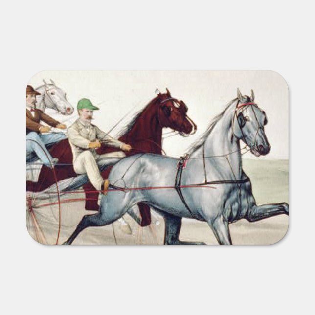 TOP Harness Racing Metal Parking Sign (Front)